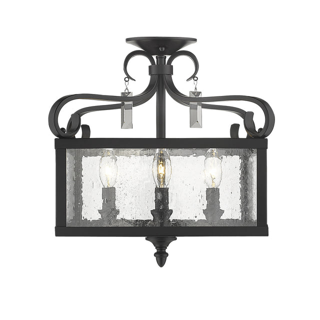 Valencia Semi Flush Mount Light by Golden