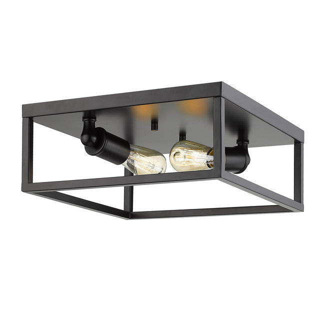 Wesson Outdoor (Damp) Flush Mount Ceiling Light by Golden