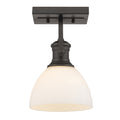 Hines Outdoor (Damp) Directional Semi-Flush Mount Light by Golden