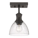 Hines Outdoor (Damp) Directional Semi-Flush Mount Light by Golden