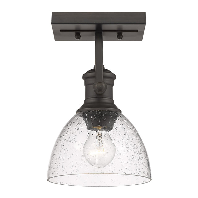 Hines Outdoor (Damp) Directional Semi-Flush Mount Light by Golden