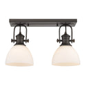 Hines Outdoor (Damp) Directional Semi-Flush Mount Light by Golden