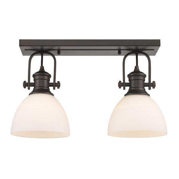 Hines Outdoor (Damp) Semi-Flush Mount Ceiling Light by Golden
