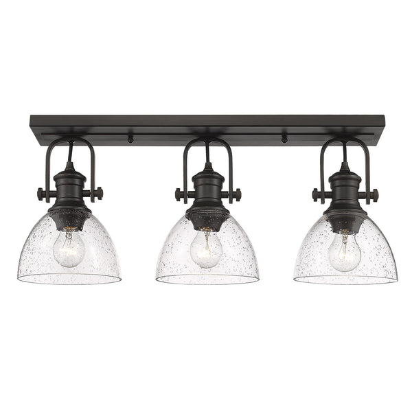 Hines Outdoor (Damp) Directional Semi-Flush Mount Light by Golden