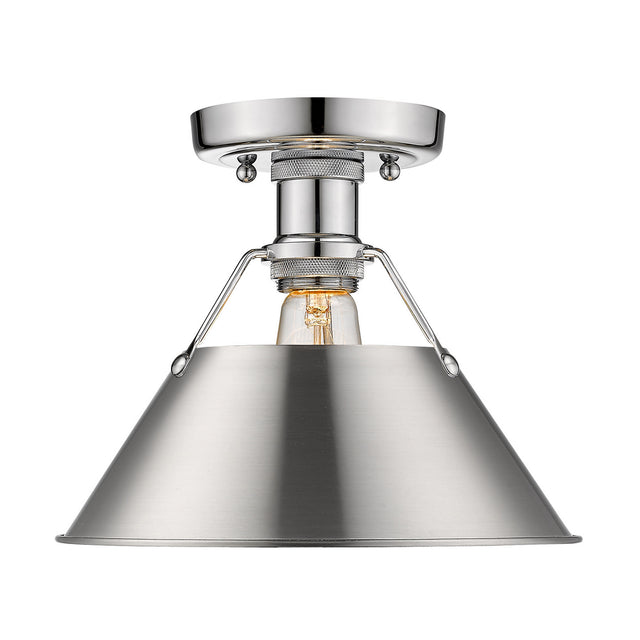 Orwell Outdoor (Damp) Flush Mount Ceiling Light by Golden