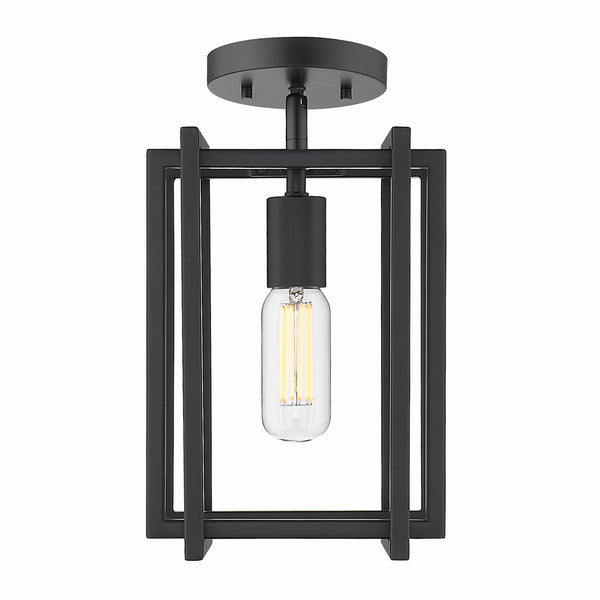 Tribeca Outdoor (Damp) Semi Flush Mount Light by Golden