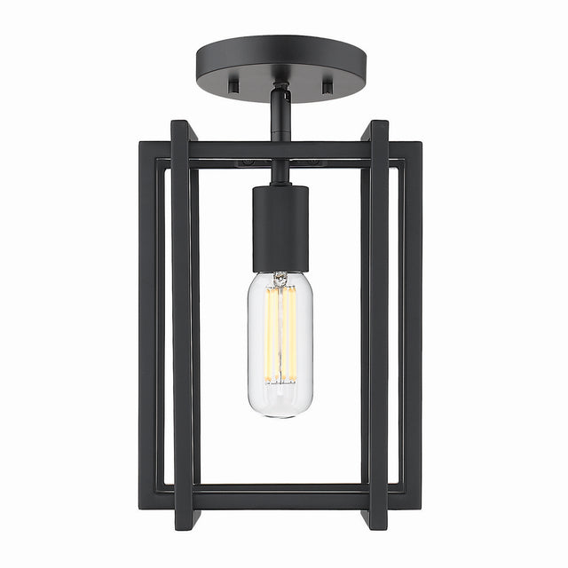 Tribeca Outdoor (Damp) Semi Flush Mount Light by Golden