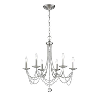 Buy pewter Mirabella Chandelier by Golden