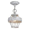 Ferris Outdoor (Damp) Semi-Flush Mount Ceiling Light by Golden