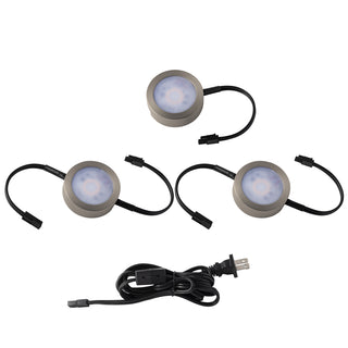 Buy brushed-nickel Cct Puck Light Kit by W.A.C. Lighting