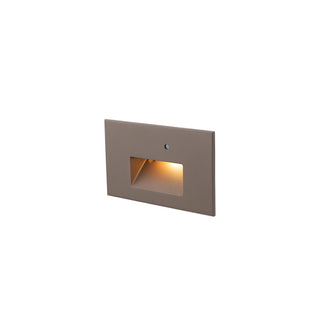 Buy bronze-on-aluminum Step Light With Photocell Step and Wall Light by W.A.C. Lighting
