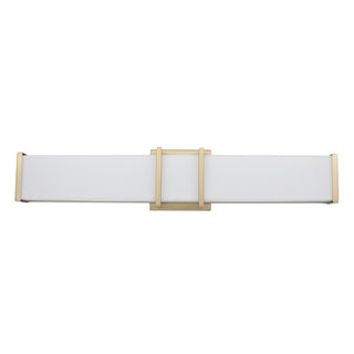 Buy brushed-gold-with-white-glass-and-white-shade Tomero Vanity by Eglo USA