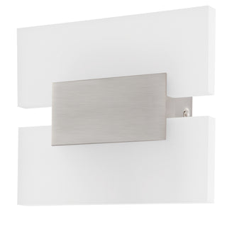 Buy matte-nickel Metrass Outdoor (Damp) Sconce by Eglo USA