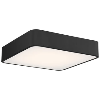Buy black-with-acrylic-lens-glass-and-white-shade Granada Outdoor (Damp) Flush Mount Ceiling Light by Access
