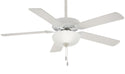5-Blades Contractor Uni-Pack Ceiling Fan with Light by Minka Aire