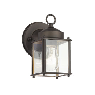 Buy olde-bronze-with-clear-glass-and-clear-shade Outdoor (Wet) Wall Lantern by Kichler