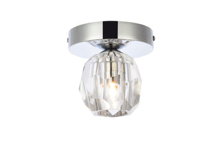 Buy chrome Eren Flush Mount Ceiling Light by Elegant Lighting