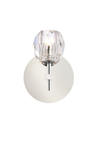 Buy chrome Eren Outdoor (Damp) Sconce by Elegant Lighting