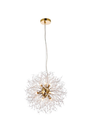 Buy gold Solace Pendant by Elegant Lighting