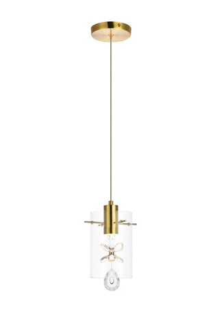 Buy gold Hana Pendant by Elegant Lighting