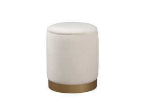 Buy beige Ozman Ottoman by Elegant Lighting