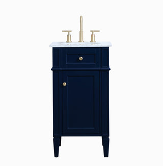 Buy blue-and-blue-shade Park Avenue Vanity by Elegant Lighting