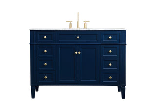 Buy blue Park Avenue Vanity by Elegant Lighting