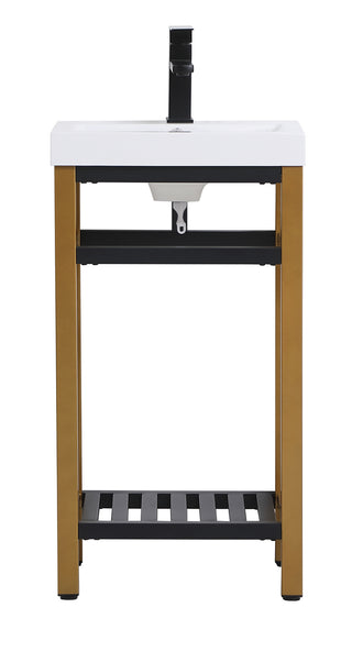 Buy golden-black Raya Vanity by Elegant Lighting