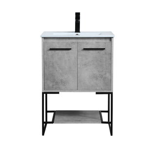 Buy concrete-grey Gerard Vanity by Elegant Lighting
