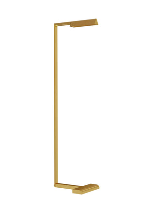 Buy natural-brass-with-aluminum-glass Dessau Outdoor (Damp) Floor Lamp by Visual Comfort Modern