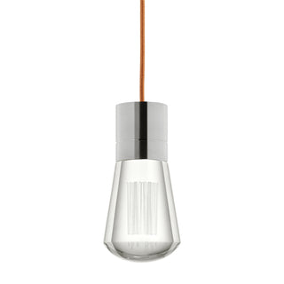 Buy satin-nickel-with-copper-glass-and-clear-shade Alva Outdoor (Damp) Pendant by Visual Comfort Modern