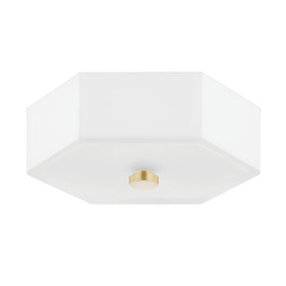 Lizzie Outdoor (Damp) Flush Mount Ceiling Light by Mitzi