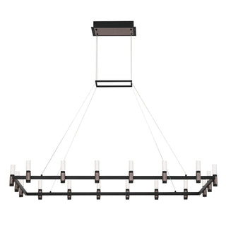 Buy satin-nickel-black-with-cylinder-white-acrylic-glass Altamont Chandelier by Eurofase