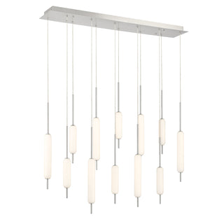 Buy satin-nickel Cumberland Chandelier by Eurofase