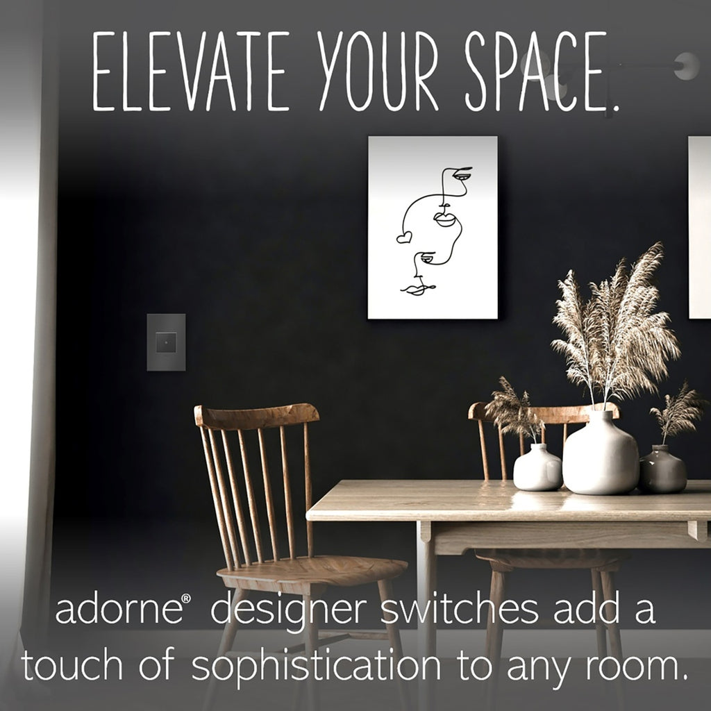 adorne Touch Switch with Microban by Legrand