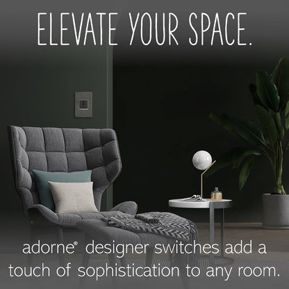 adorne Whisper Switch with Microban by Legrand