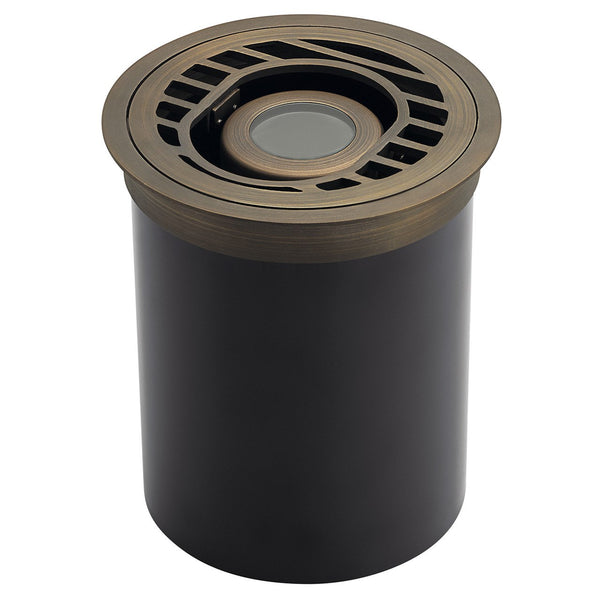 Led Retrofit Centennial Brass Outdoor (Wet) Well Light by Kichler