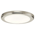 Zeo Outdoor (Damp) Flush Mount Ceiling Light by Kichler