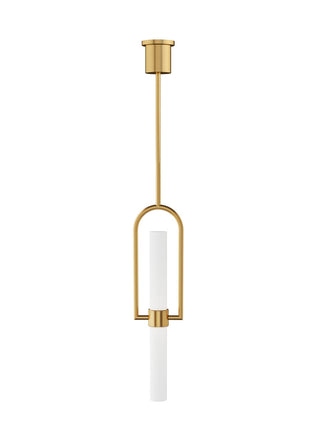 Buy natural-brass Calumn Outdoor (Damp) Pendant by Visual Comfort Modern