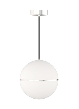 Buy chrome Hanea Outdoor (Damp) Pendant by Visual Comfort Modern