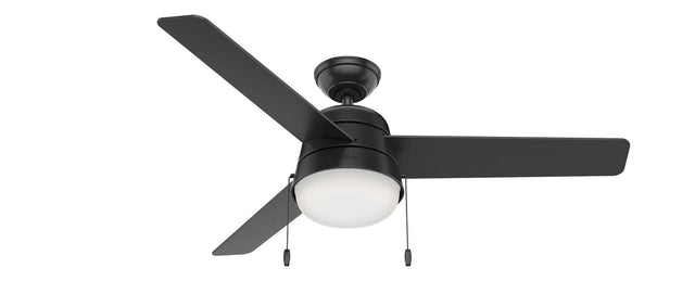 Aker Outdoor (Damp) Ceiling Fan with Light by Hunter
