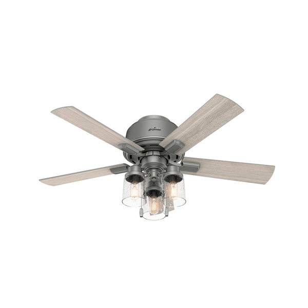 Hartland Hugger Ceiling Fan with Light by Hunter