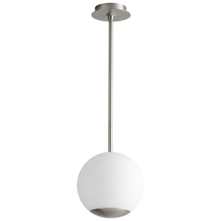 Buy satin-nickel Terra Outdoor (Damp) Pendant by Oxygen
