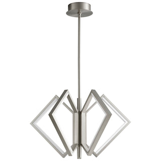 Buy satin-nickel Acadia Outdoor (Damp) Ceiling Mount Light by Oxygen