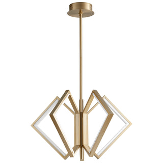 Buy aged-brass-with-matte-white-glass-and-white-shade Acadia Outdoor (Damp) Ceiling Light by Quorum