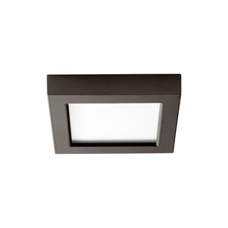 Buy oiled-bronze-with-matte-white-glass-and-white-shade Altair Outdoor (Damp) Ceiling Light by Oxygen