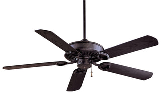 Buy heritage-finish-with-black-blades Sundowner Outdoor (Wet) Ceiling Fan by Minka Aire
