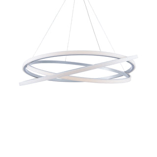 Buy titanium-and-white-shade Veloce Chandelier by Modern Forms