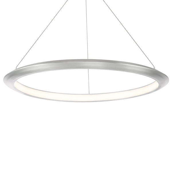 Modern Forms - PD-55036-35-AL - LED Pendant - The Ring - Brushed Aluminum from Lighting & Bulbs Unlimited in Charlotte, NC