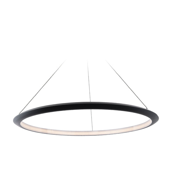 Modern Forms - PD-55048-35-BK - LED Pendant - The Ring - Black from Lighting & Bulbs Unlimited in Charlotte, NC
